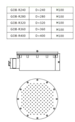 Гейзер (D240 мм) AQUAVIVA GOB-R240 (15798) Электролизеры #2