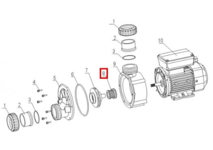 Сальник к насосам MD 35-50 AQUAVIVA 16262 Торцевые уплотнения #2